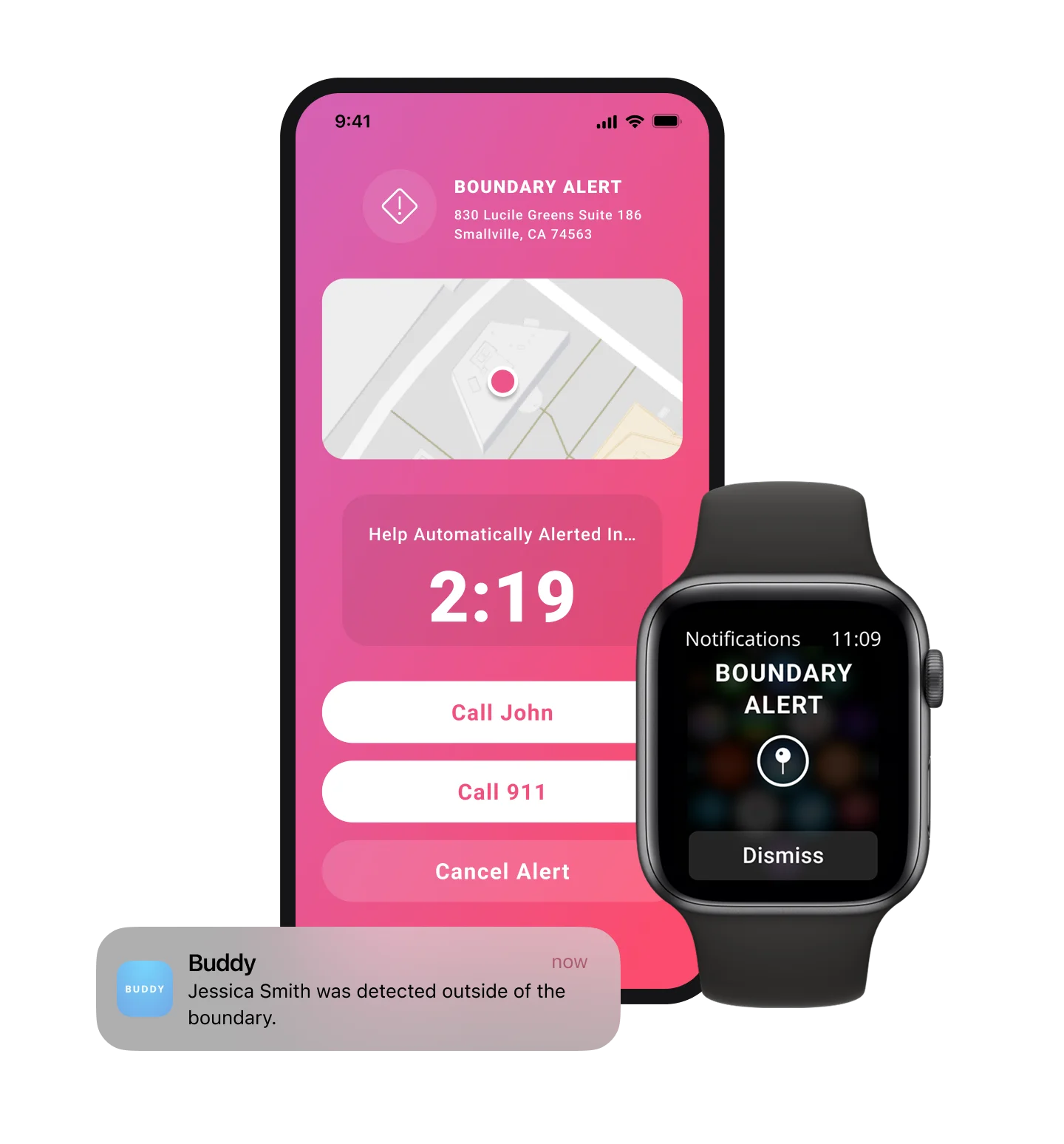 Boundary Alerts / Wander Management